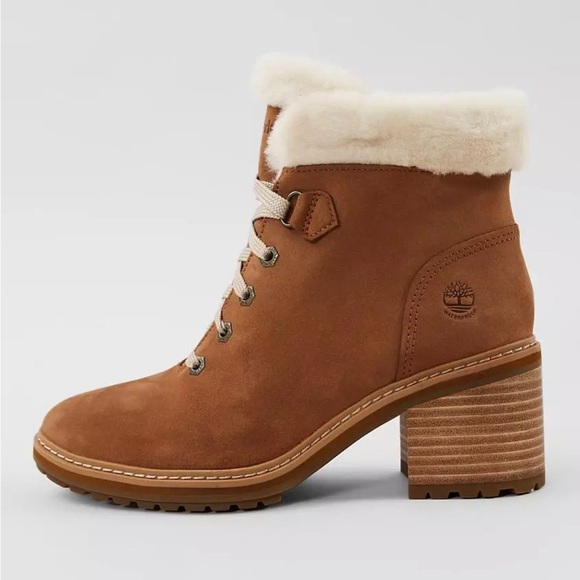 Timberland Sienna High Hiker Boots Sherpa Lined - Picture 1 of 9